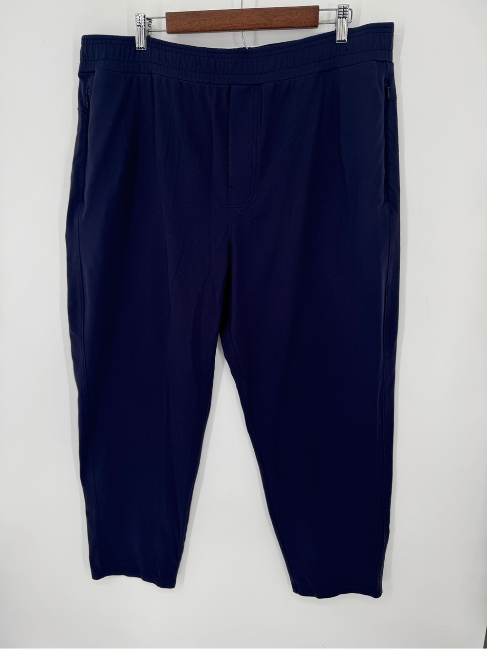 Public Rec Men’s Navy Athleisure Jogger Sweatpants Lounge Athletic Size 42X28 - Picture 1 of 8